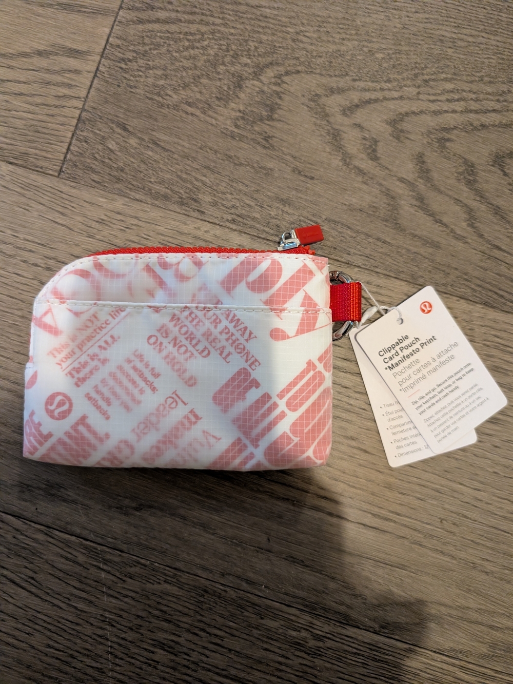 lululemon athletica Clipable Card Pouch